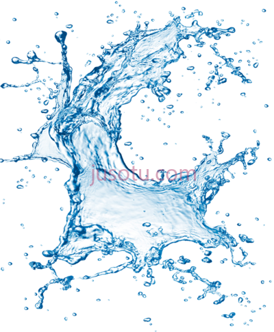 滴下水花,drop elemental blue sky water splash PNG