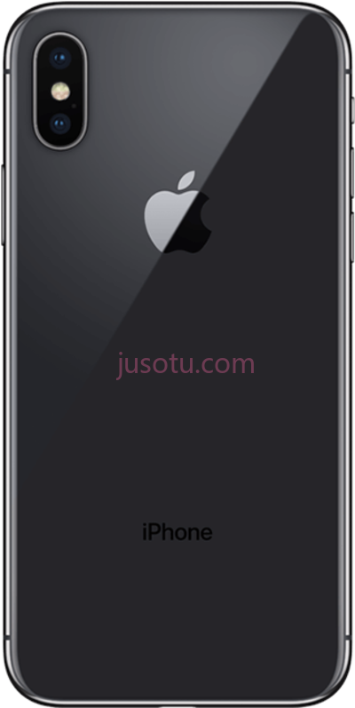 苹果手机,apple iphone x 64 gb space grey back PNG