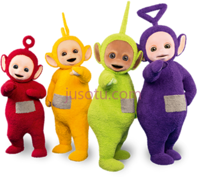 天线宝宝蛋糕盖,teletubbies cake topper PNG