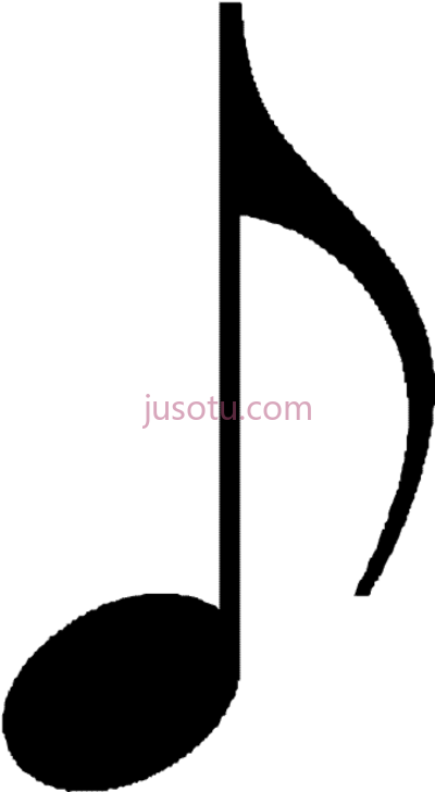 黑色音符,notas musicales blancas black music note icon PNG