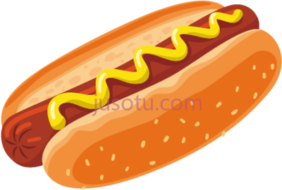 早餐热狗,breakfast hot dog fast food PNG