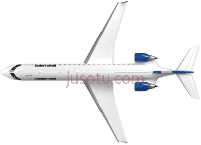 庞巴迪飞机,crj series bombardier commercial aircraft plane PNG
