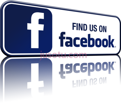 脸书,find us on facebook PNG