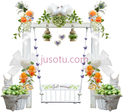 婚礼装饰,wedding decoration PNG