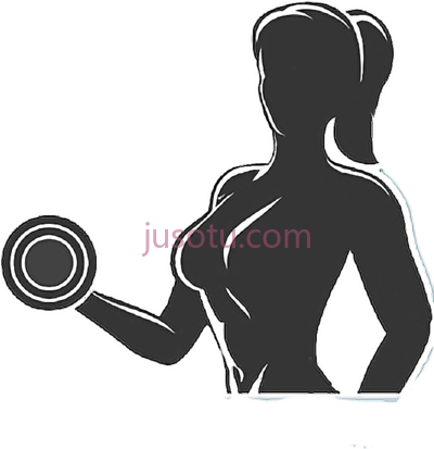 健身房女标志,gym men and women fitness logo PNG