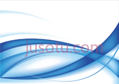 抽象波浪蓝色曲线PNG