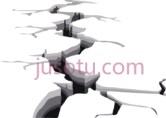 裂缝断层线PNG