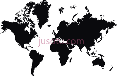 世界地图,world map black white PNG