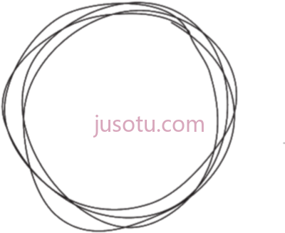圆框边框线,round frame border lineas PNG