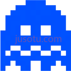 吃豆人深蓝鬼PNG