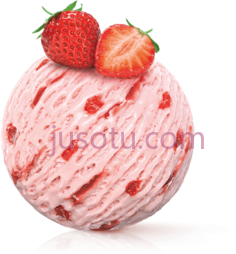 草莓冰淇淋PNG