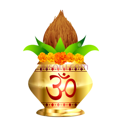 花,kalash om and flower PNG