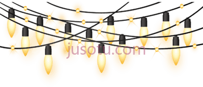 灯光串,lights border PNG