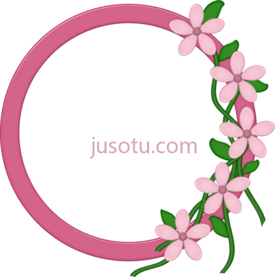 粉红色边框,pink frame PNG