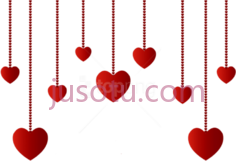 情人节装饰吊心PNG