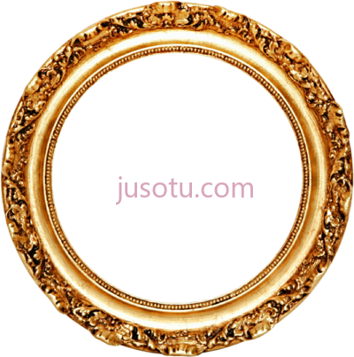 圆形金色,round golden PNG