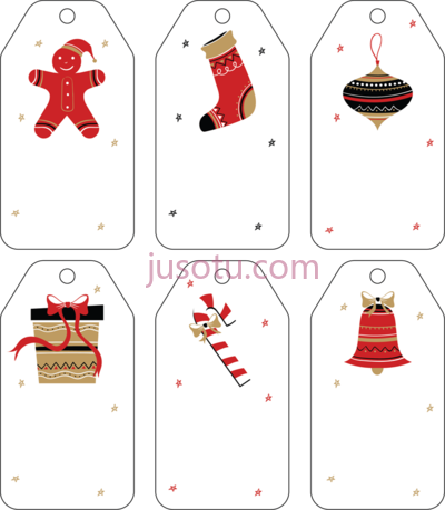 礼品标签,gift tags PNG