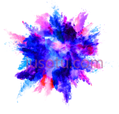 飞溅爆裂色彩PNG