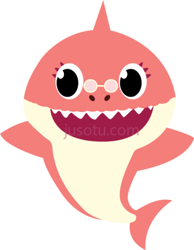 鲨鱼宝宝,grandma shark baby PNG