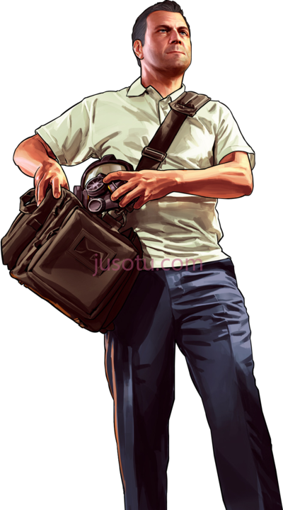 侠盗猎车手,gta v personagens trevor michael franklin PNG