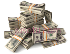 一堆现金PNG