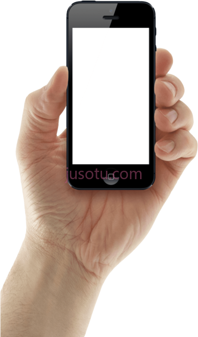手持电话,man hand holding phone PNG