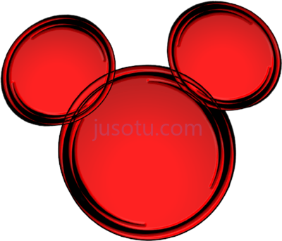 米老鼠,mickey mouse icon logo red PNG