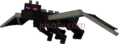 我的世界,ender dragon render PNG