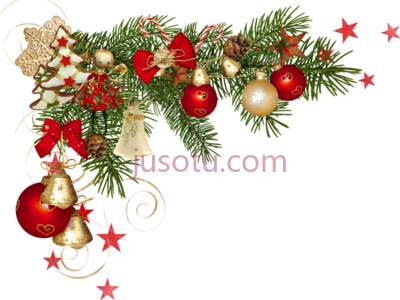 圣诞节,christmas corner border PNG