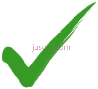 绿色对钩,x workout check green small PNG