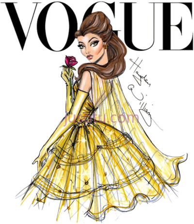 时尚公主迪士尼,princesas vogue disney PNG