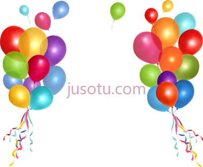 气球,balloons banner gambar balon ulang tahun PNG