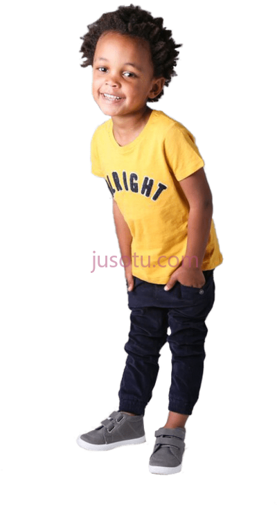 黑人儿童,black child kid model PNG