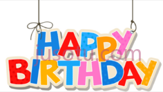 生日快乐标志PNG