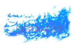 蓝色火PNG