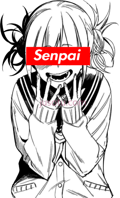 我的英雄学院,himiko toga my hero academia shirt fanart cute PNG