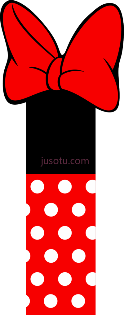 米老鼠,minnie vermelha mickey mouse letter l PNG