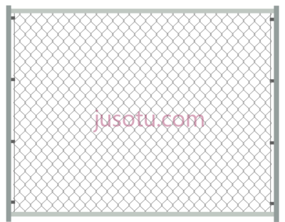 铁丝网围栏,chain link fence PNG