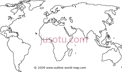 世界地图,outline world map PNG