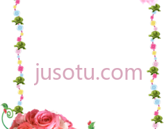 玫瑰花框边框,rose PNG