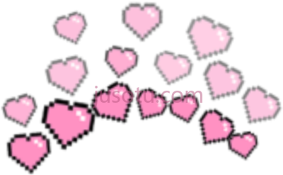 粉红王冠心,pink crown PNG