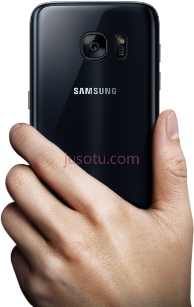 三星手持式手机,samsung galaxy s7 best phone hand holding back PNG
