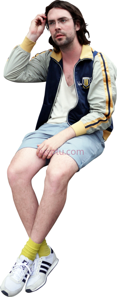 人坐,sitting couch rendering architecture architectural cutout PNG