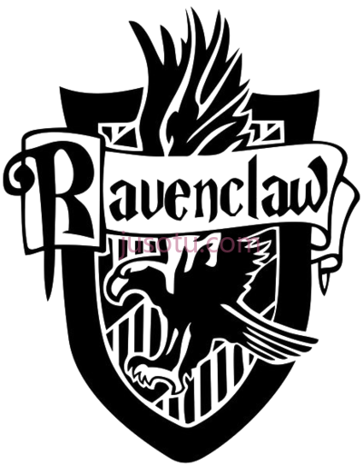 哈利波特拉文克劳,ravenclaw crest decal PNG