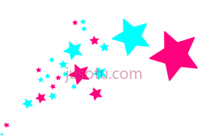 彩色星,shooting PNG