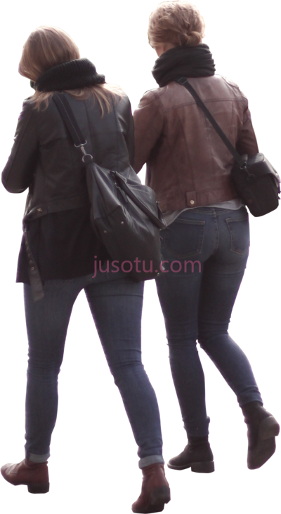 人们走路,people walking cut out PNG