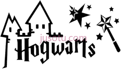 哈利波特,hogwarts logo harry potter PNG