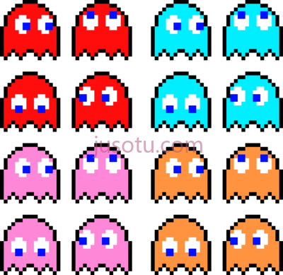 吃豆人,pac man ghost sprites circle PNG