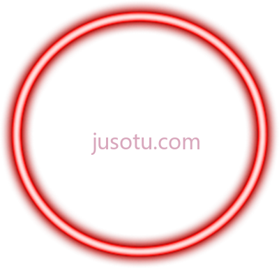 红色霓虹灯边框,red neon border PNG