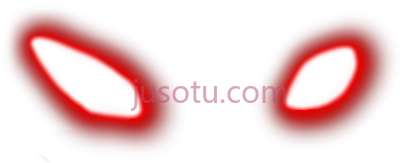 红色幽灵眼睛,red spooky glowing PNG